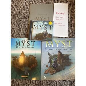 Myst PC Adventure Video Game Software CD-ROM Windows User's Manual Works Great!
